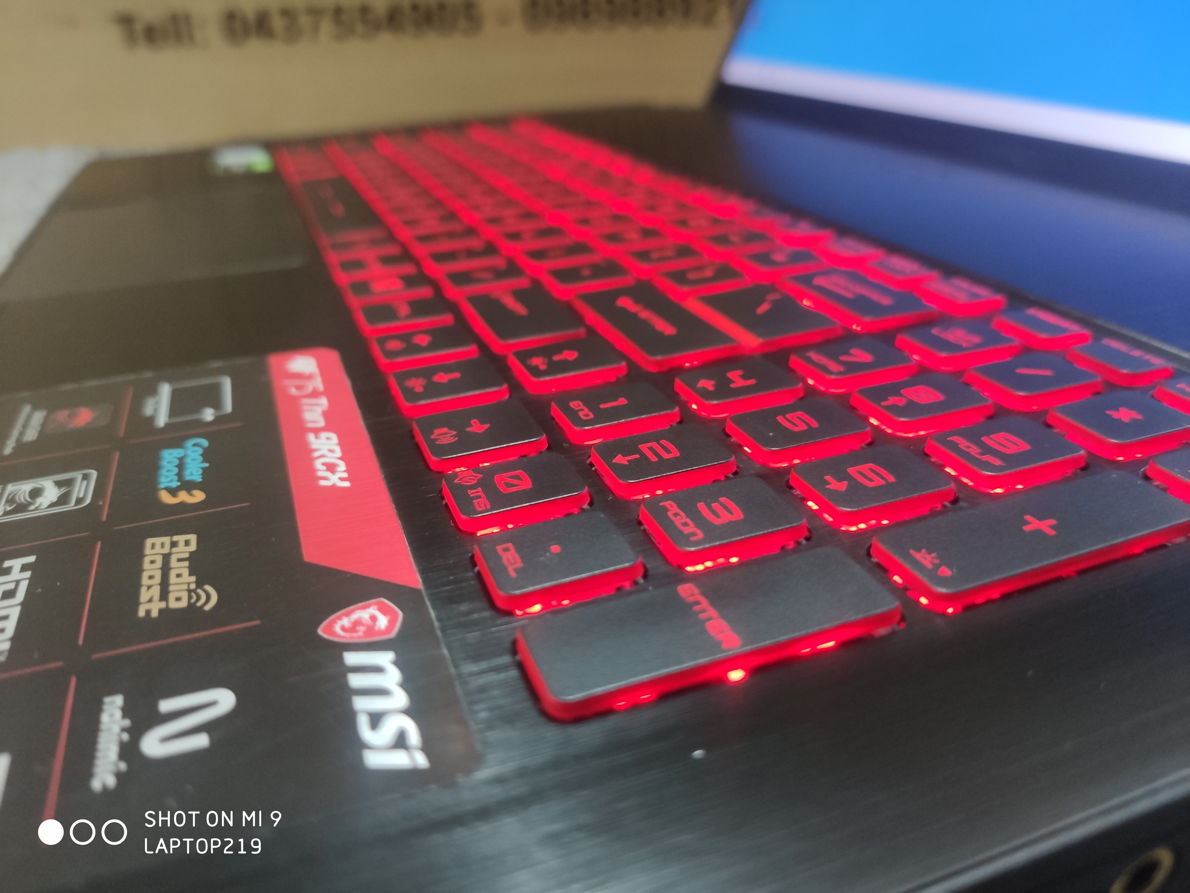 Carte Mère MSI GF75 I5-9300H GTX 1650 (MS-17F21) - HS Pour Pièces